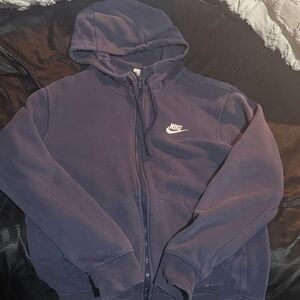 Nike Dark Purple Full-Zip Hoodie